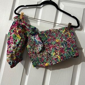 Zara off the shoulder top